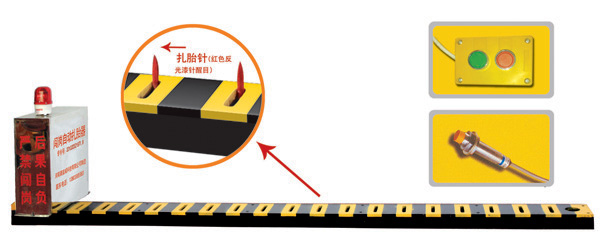 玛依V3嵌入式闯岗自动扎胎器/阻车器